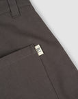 Pleated Cotton Short - Coal