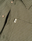 Textured Button Up - Olive