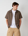 Leisure Button Up - Brown