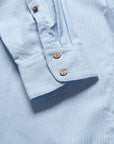 Pinstripe Long Sleeve Button Up