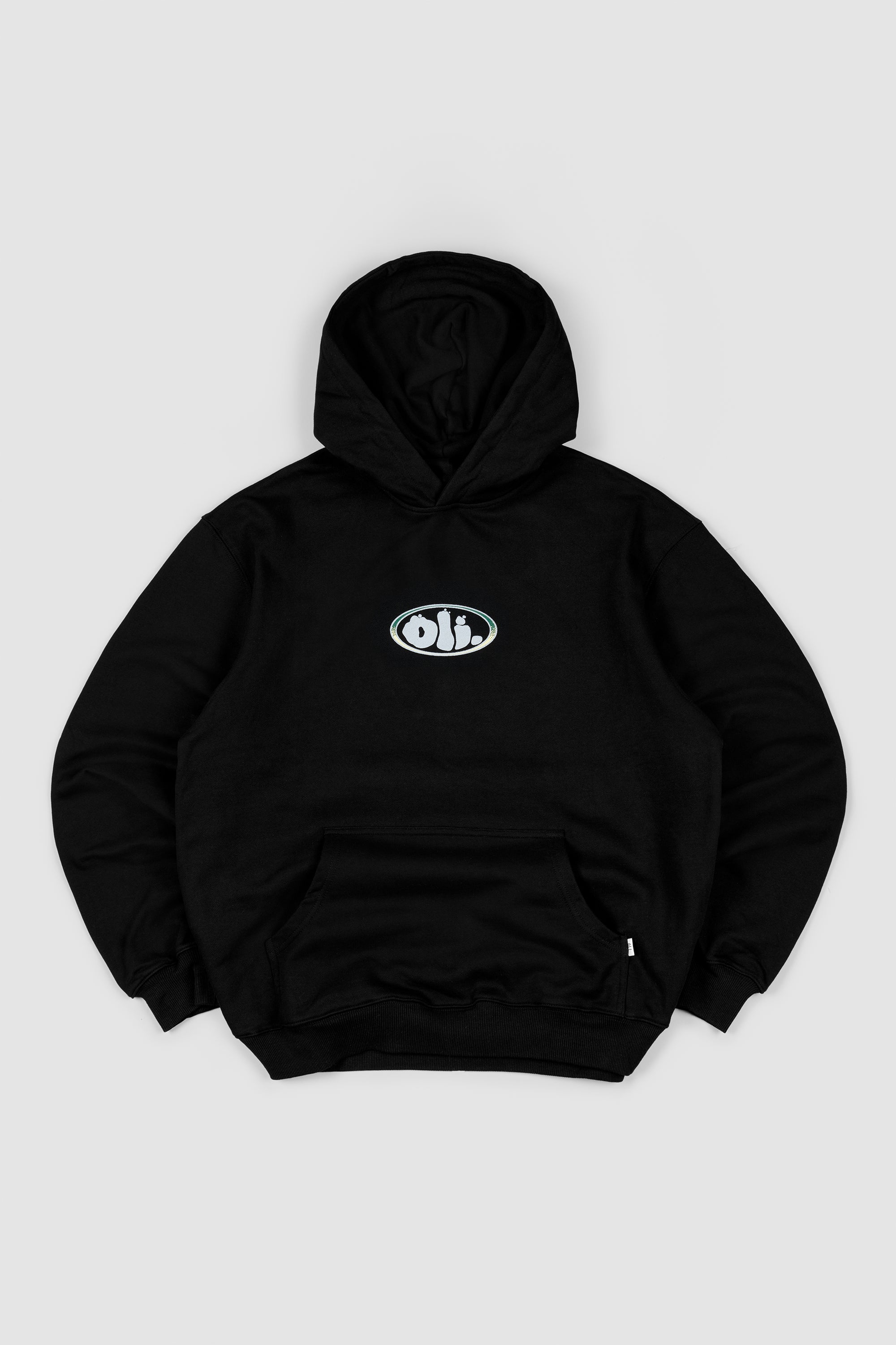 Fluid Logo Hood - Black