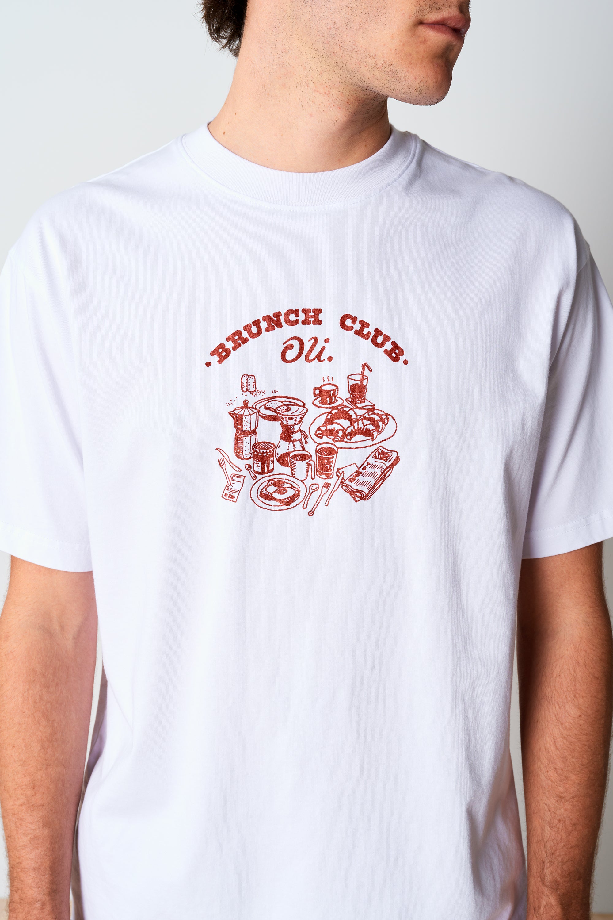Brunch Club T - White – Oli.