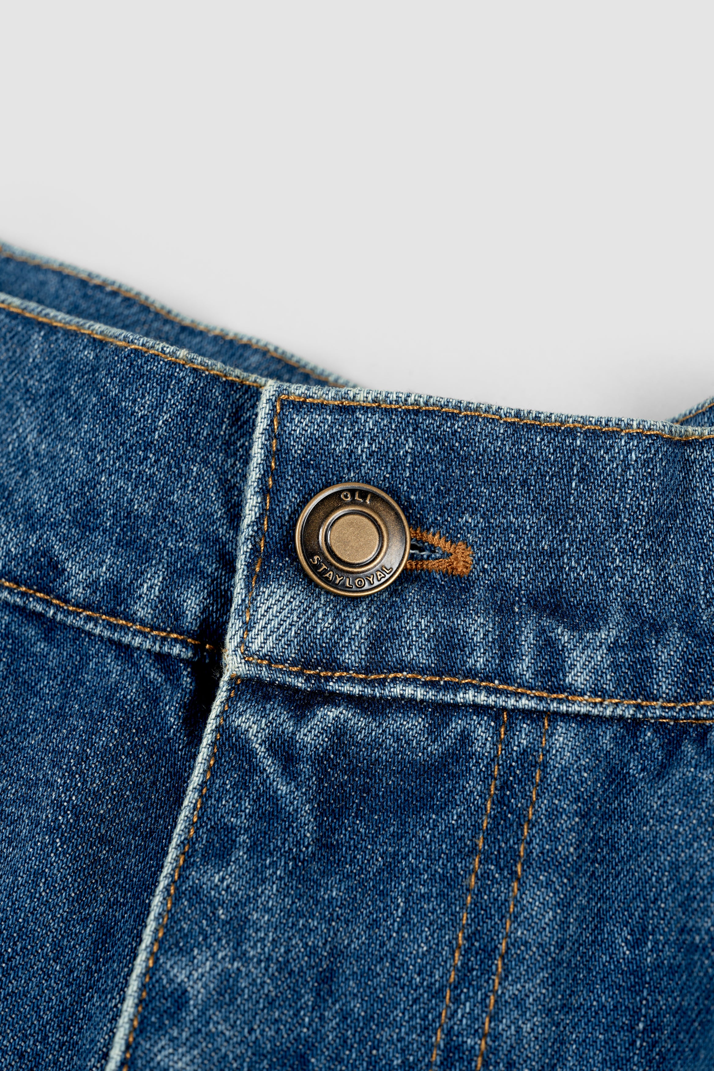 Pleated Denim Short - Indigo