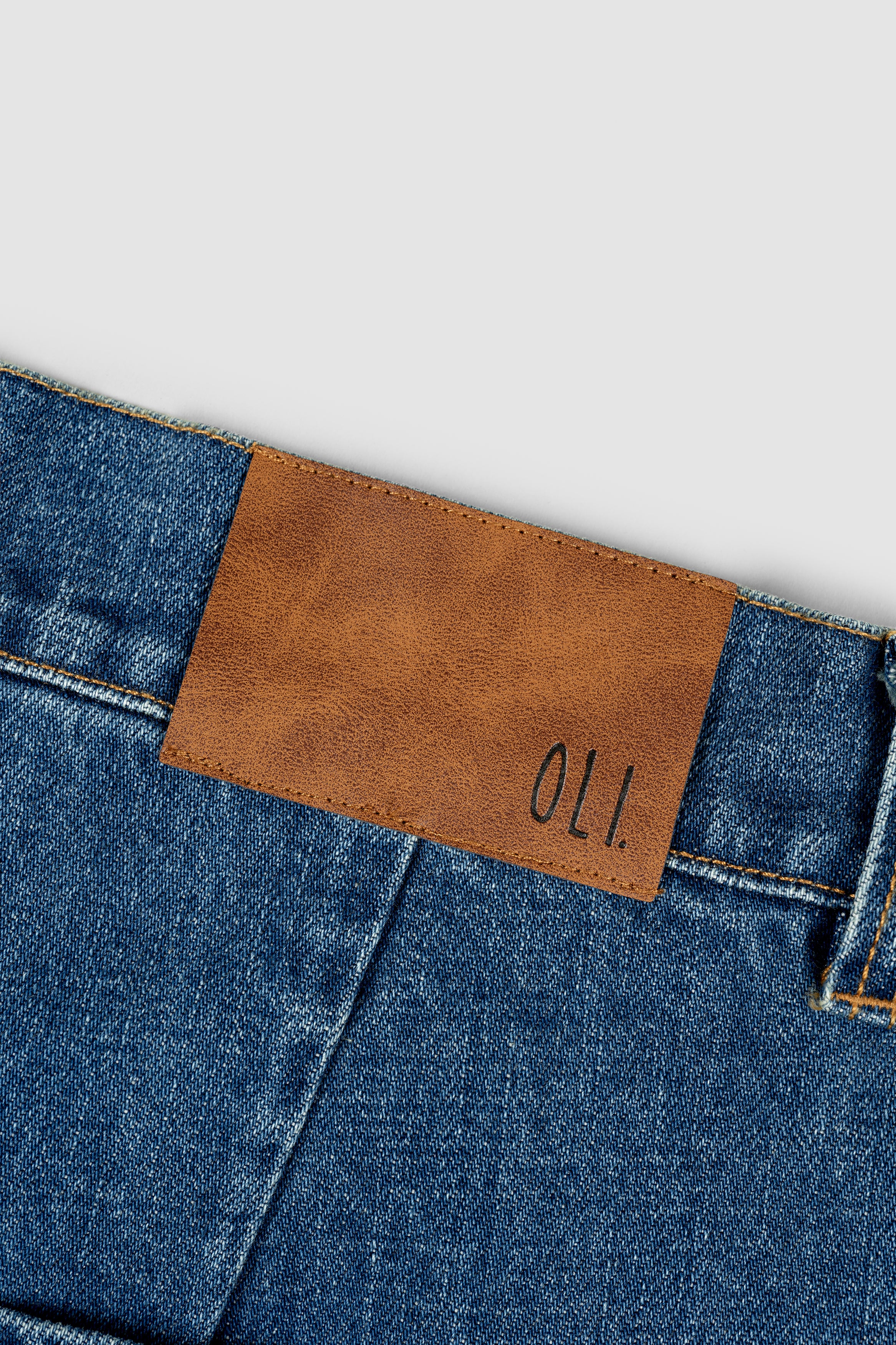 Pleated Denim Short - Indigo