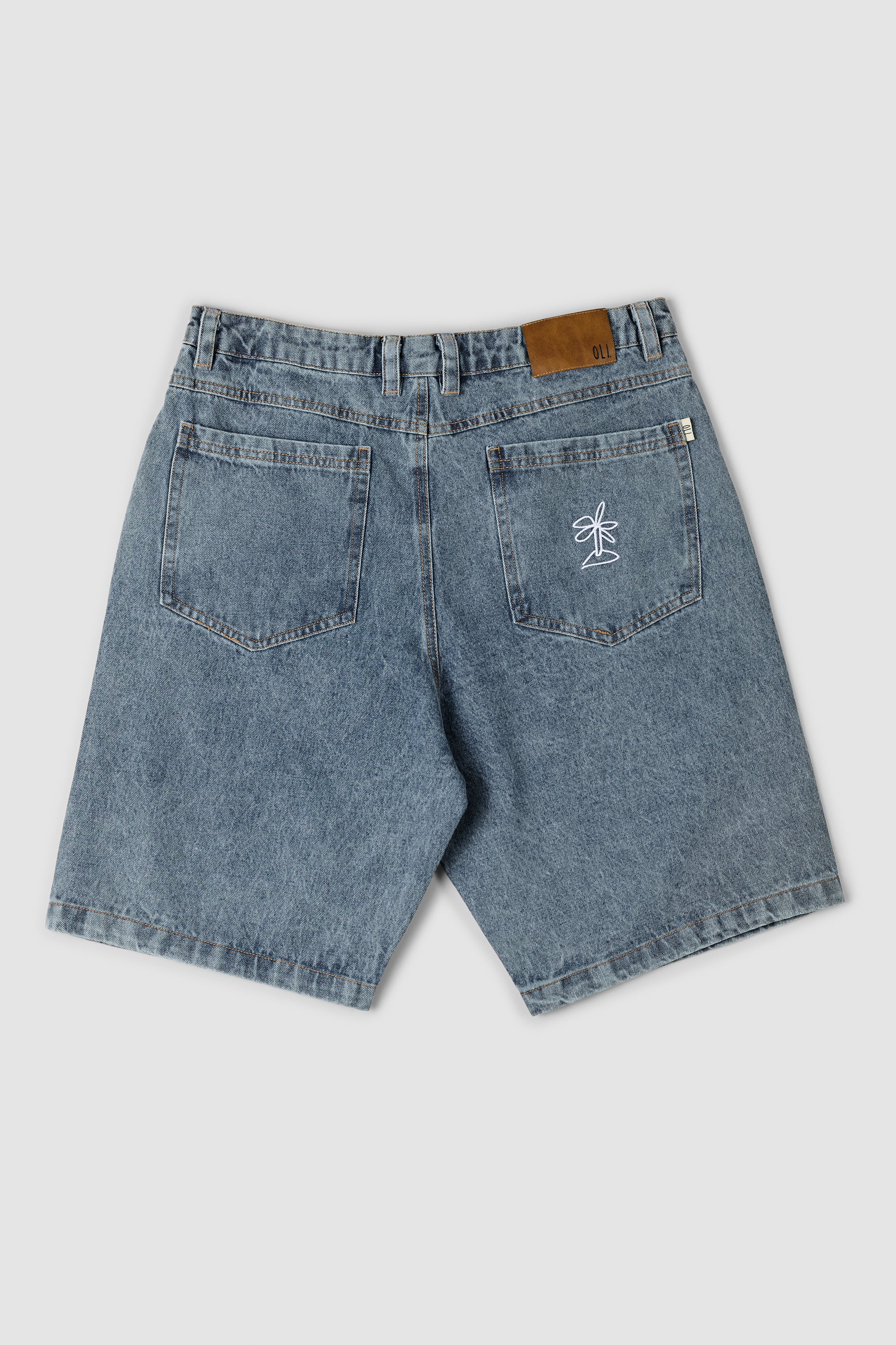 Coastal Jorts - Washed Blue – Oli.