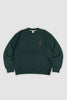 Embroidered Golf Bag Pullover - Forest Green