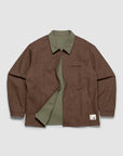 Reversible Kelpie Jacket - Brown/Olive