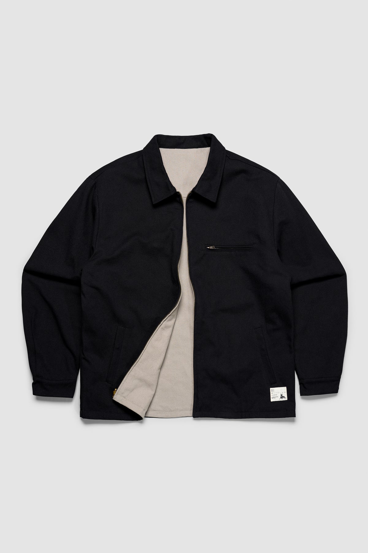 Reversible Kelpie Jacket Black/Stone Oli.