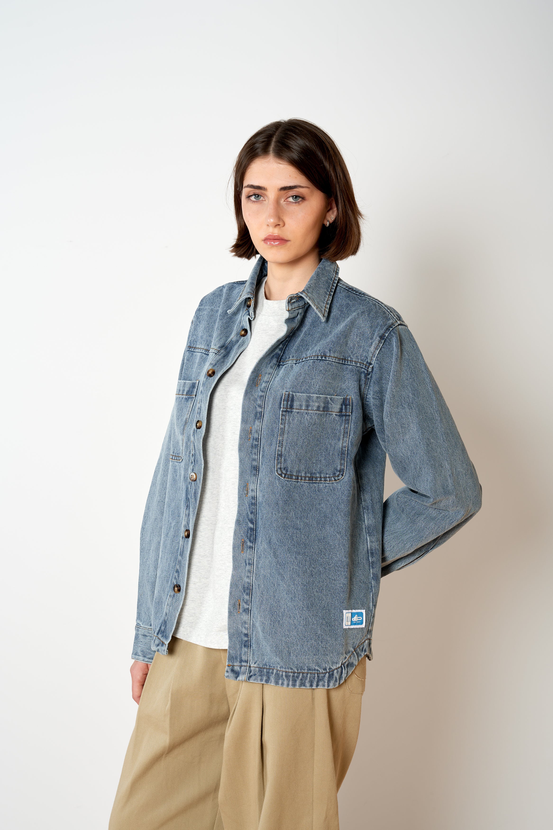 ジャケット・アウター ella selectshop denim oil cloth jacket Denim Jacket – Oli.