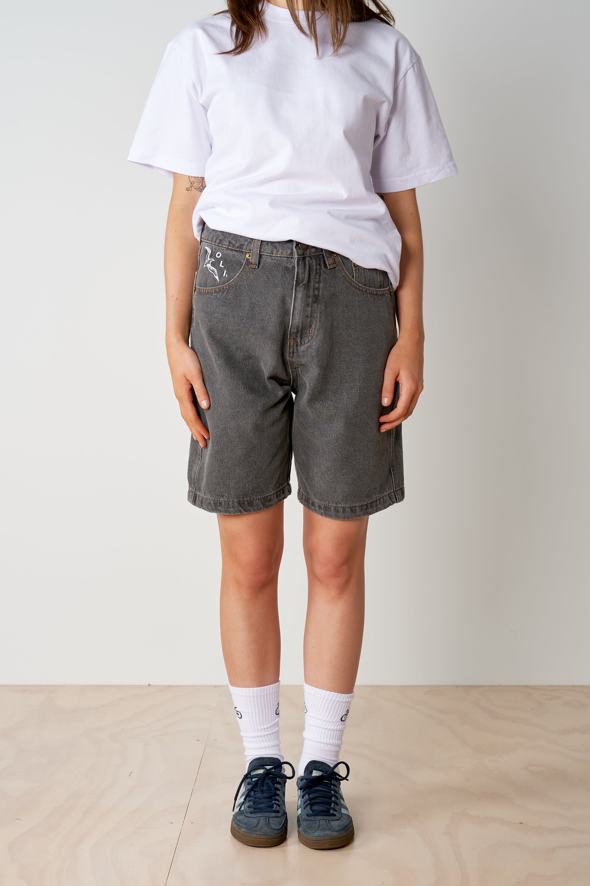 Seagull Jorts - Washed Black