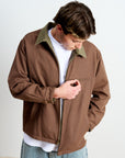 Reversible Kelpie Jacket - Brown/Olive