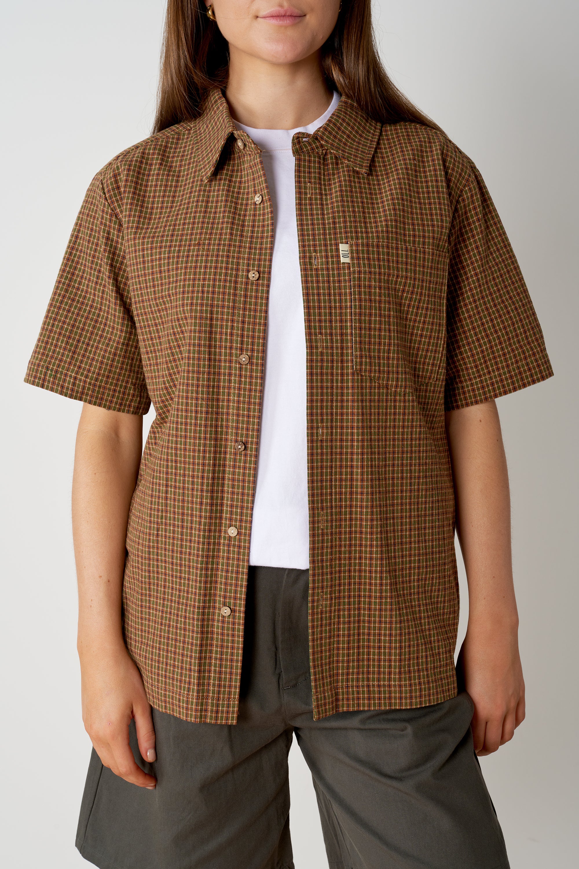 Breeze Button Up - Clay