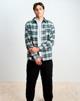 Flannel Overshirt - Teal