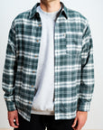 Flannel Overshirt - Teal