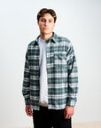 Flannel Overshirt - Teal