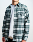 Flannel Overshirt - Teal