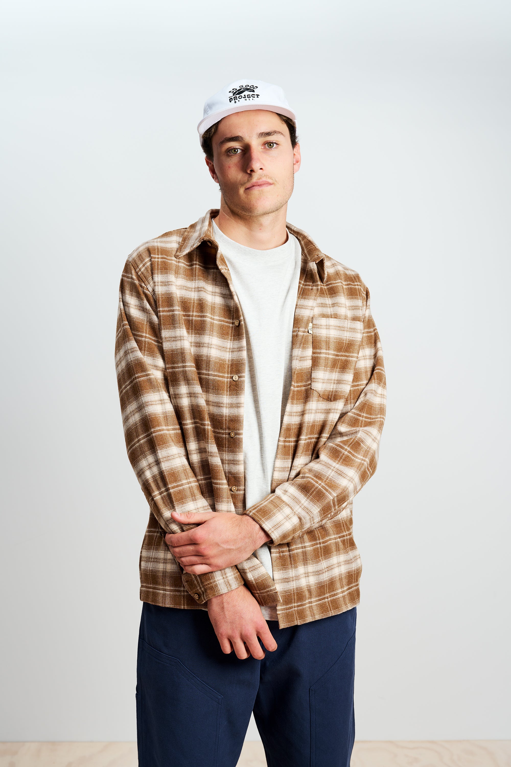 Flannel Overshirt - Wheat