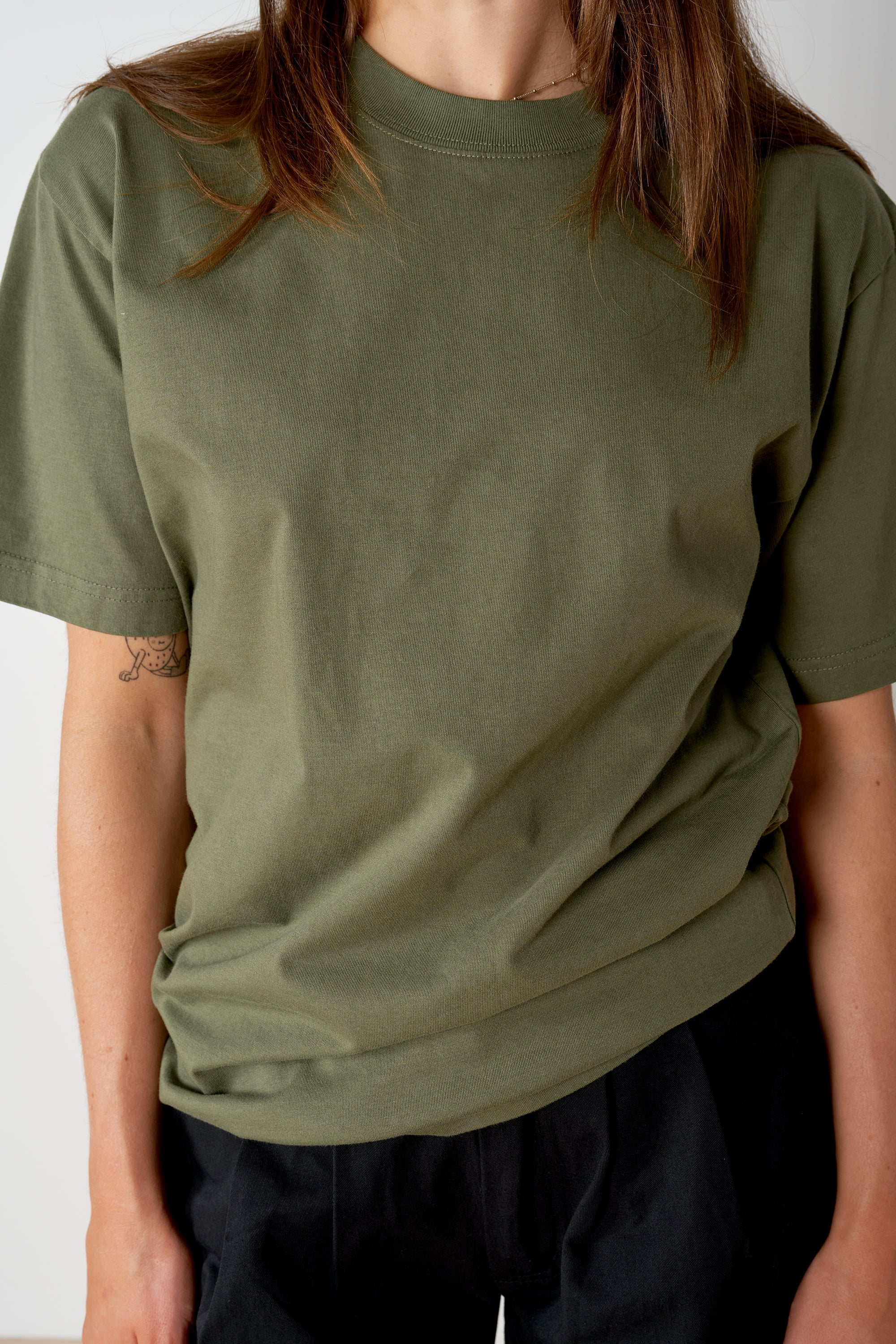 Premium Oli Blank T - Olive