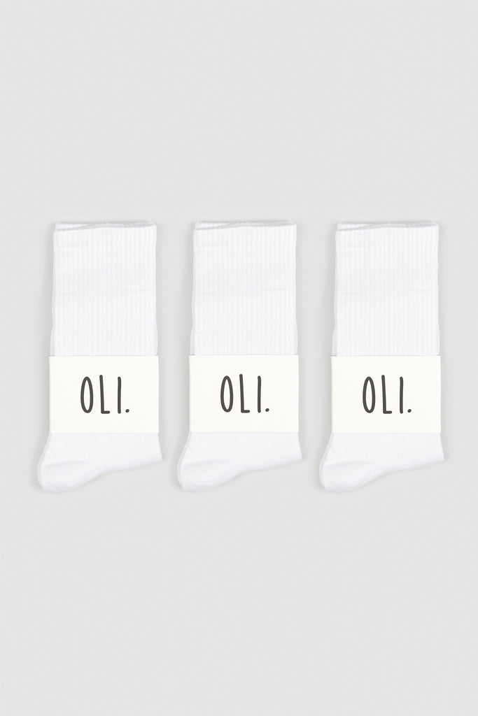 Plain Sock - White