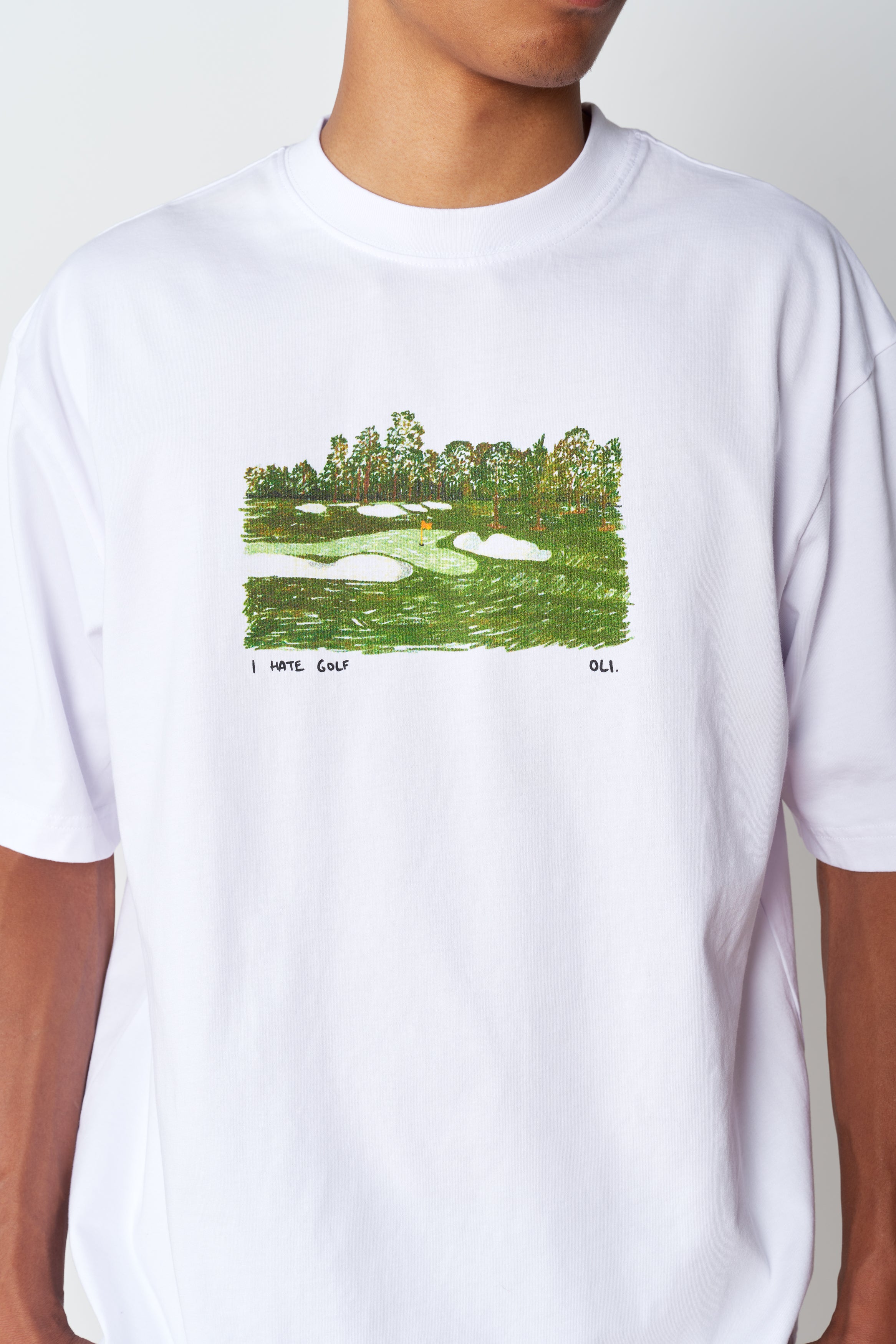I Hate Golf T - White – Oli.