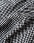 Cotton Check Button Up - Coal