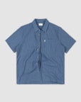 Cotton Check Button Up - Blue