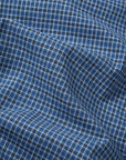 Cotton Check Button Up - Blue