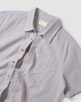 Cotton Check Button Up - Sherbet