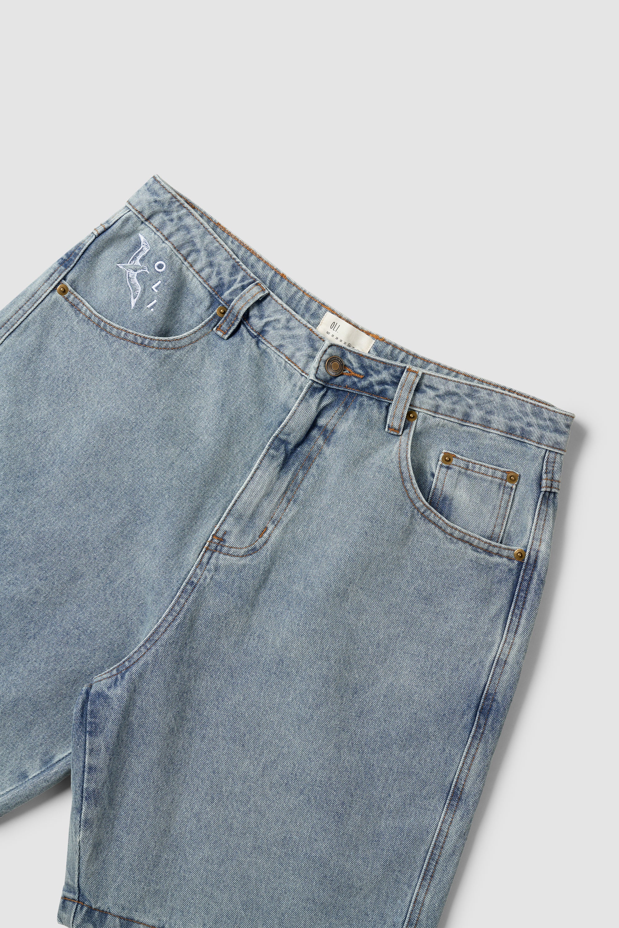 Seagull Jorts - Washed Blue