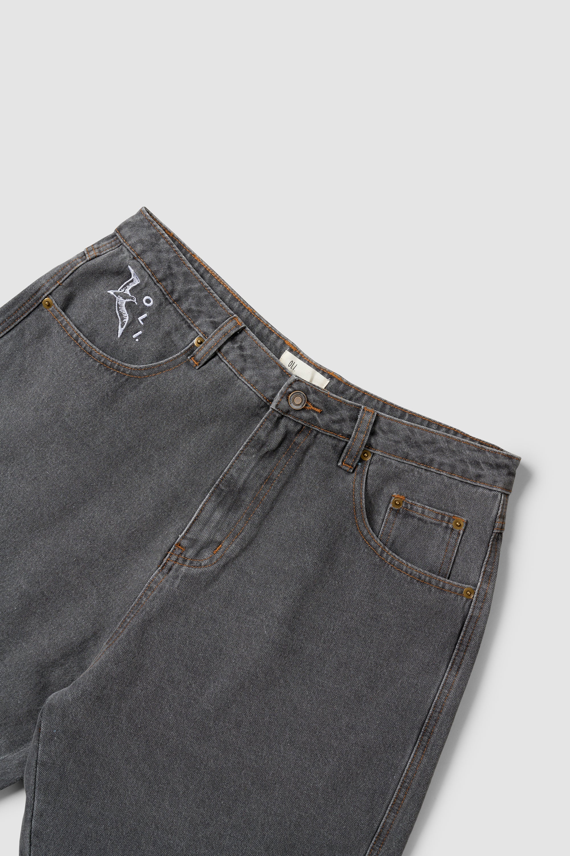 Seagull Jorts - Washed Black