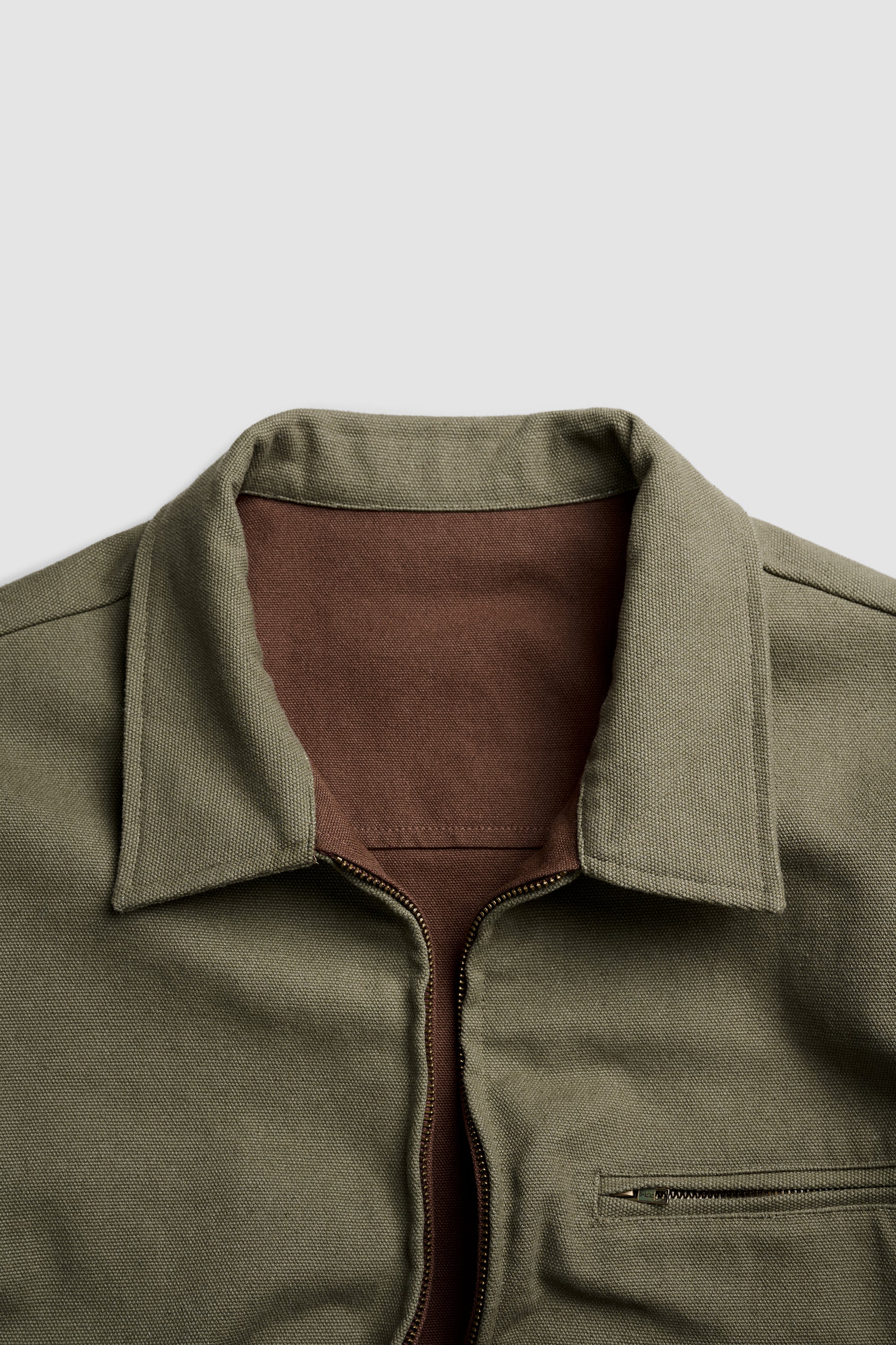 Reversible Kelpie Jacket - Brown/Olive