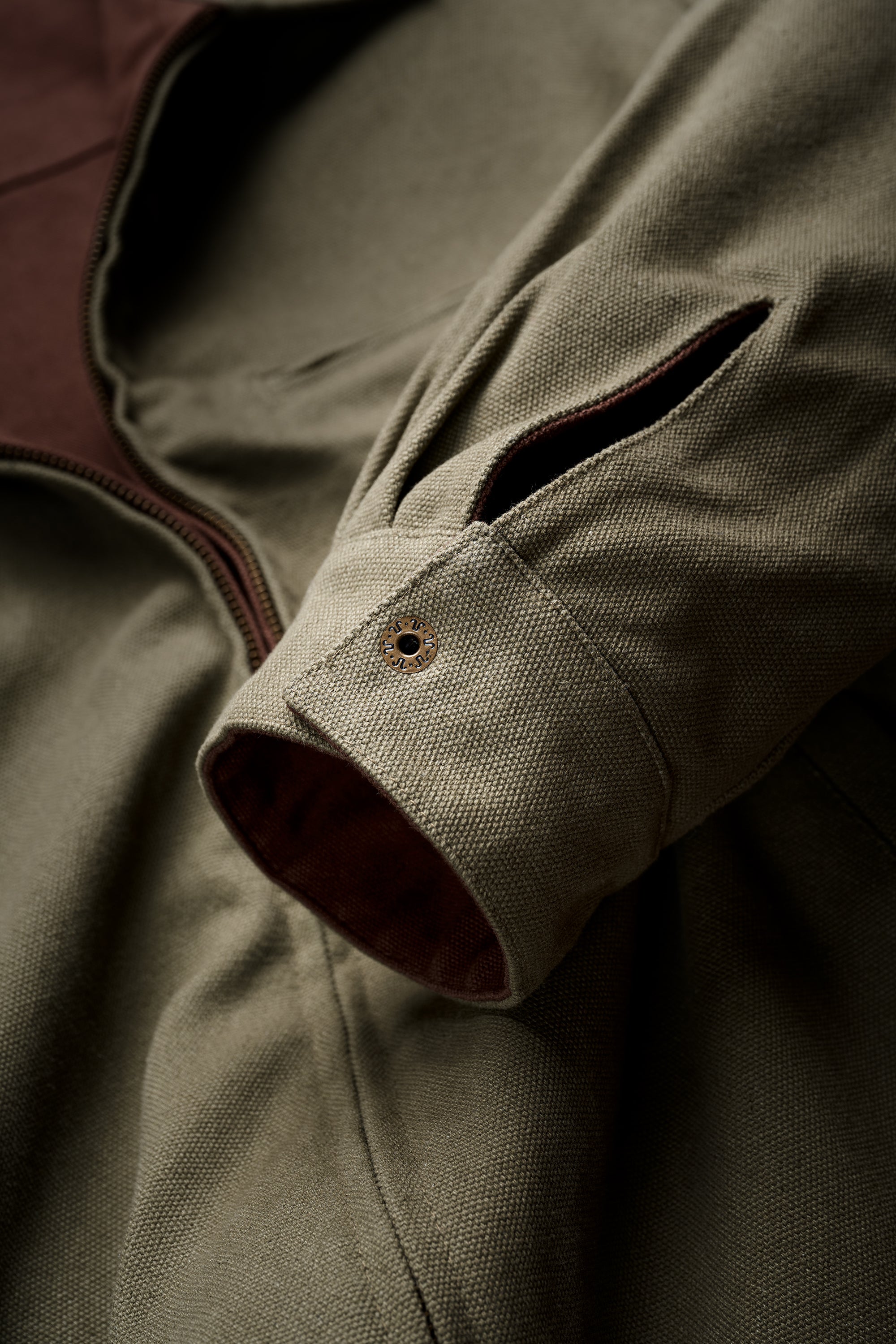 Reversible Kelpie Jacket - Brown/Olive