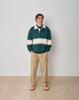 Block Rugby Polo - Teal