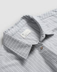 Script Button Up - Grey