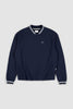 Waffle Long Sleeve - Navy