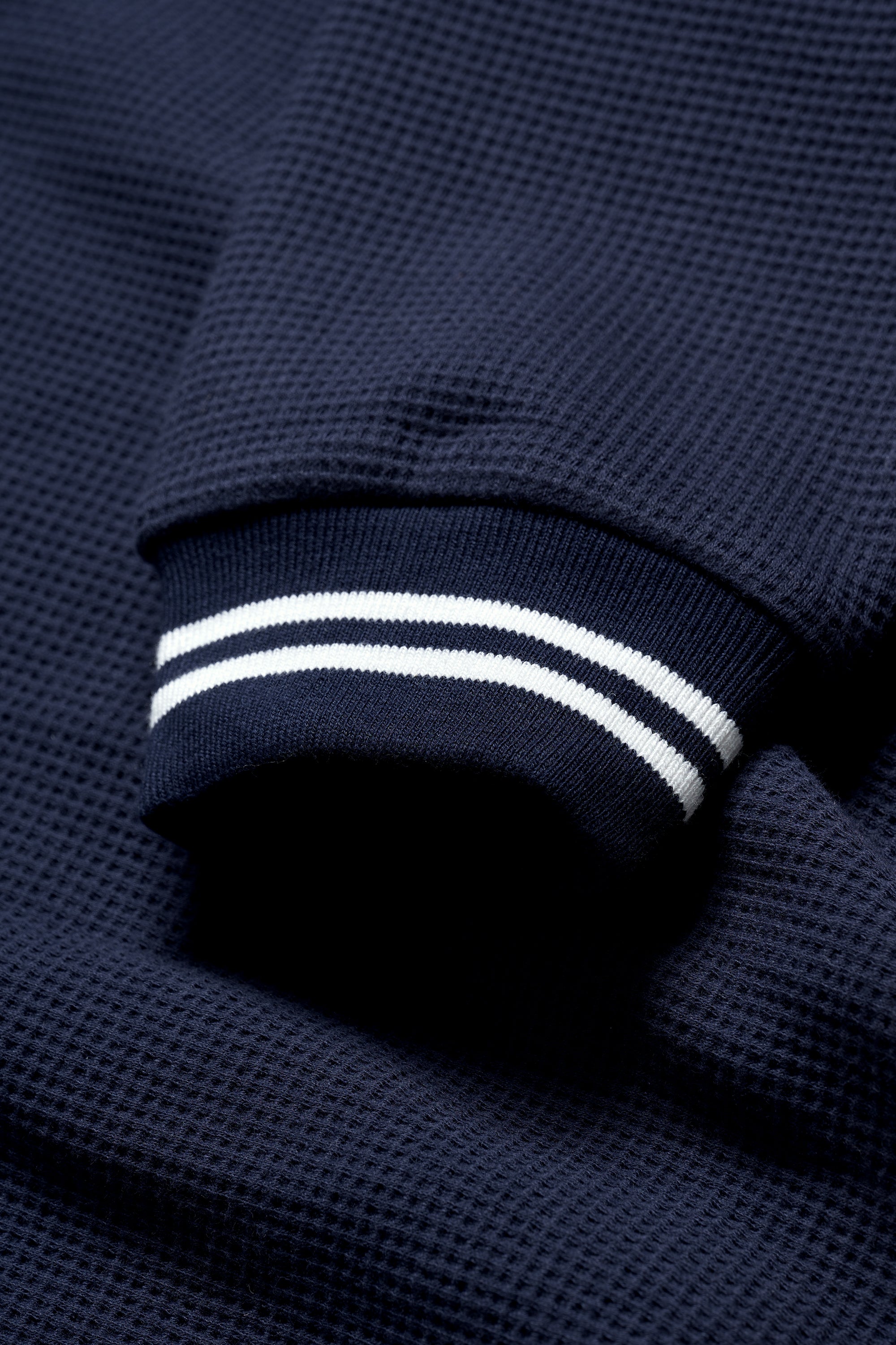 Waffle Long Sleeve - Navy