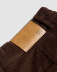 Pleated Short - Choc Cord