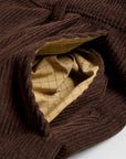 Pleated Short - Choc Cord