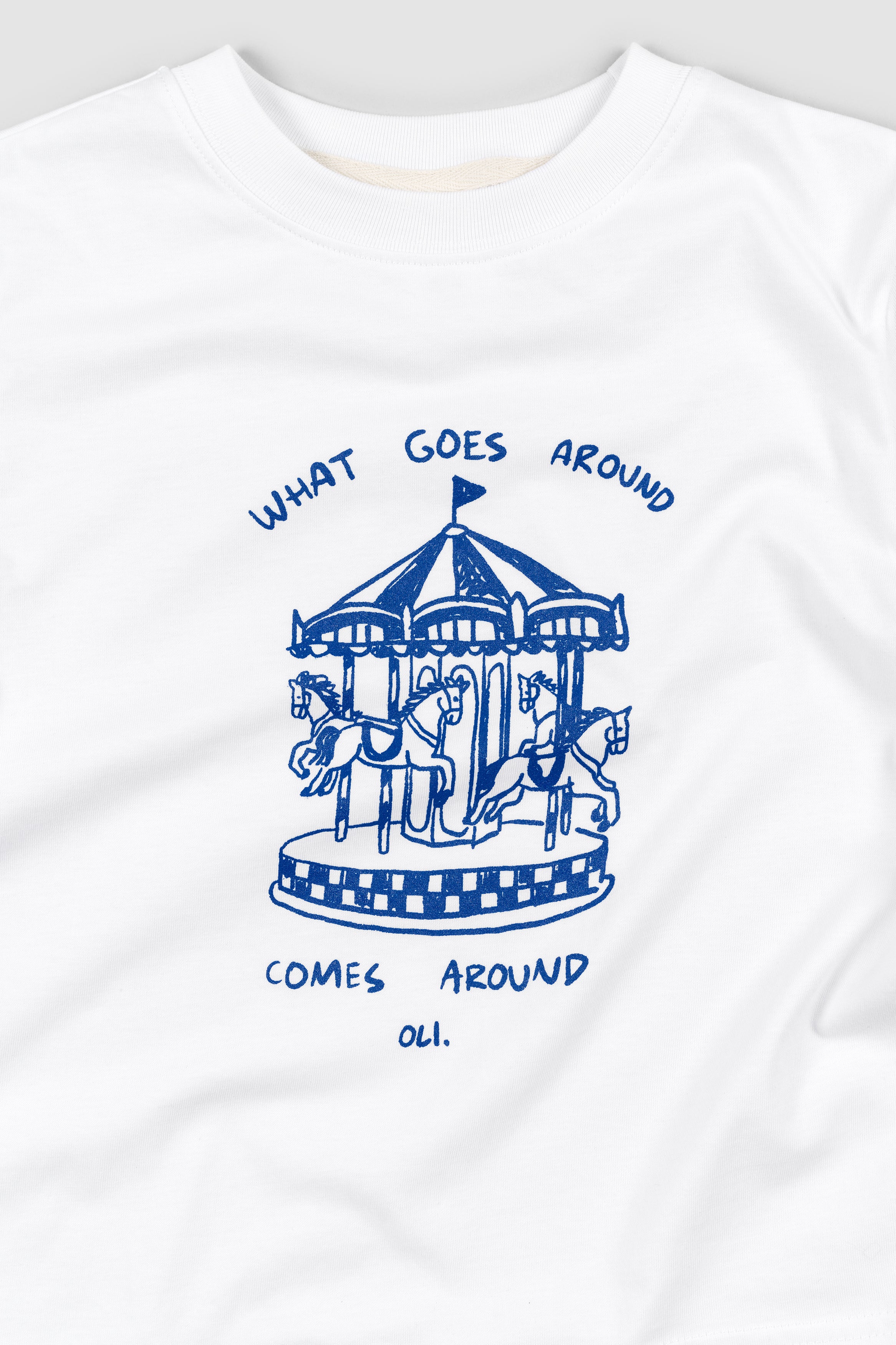 What Goes Around Kids T - White
