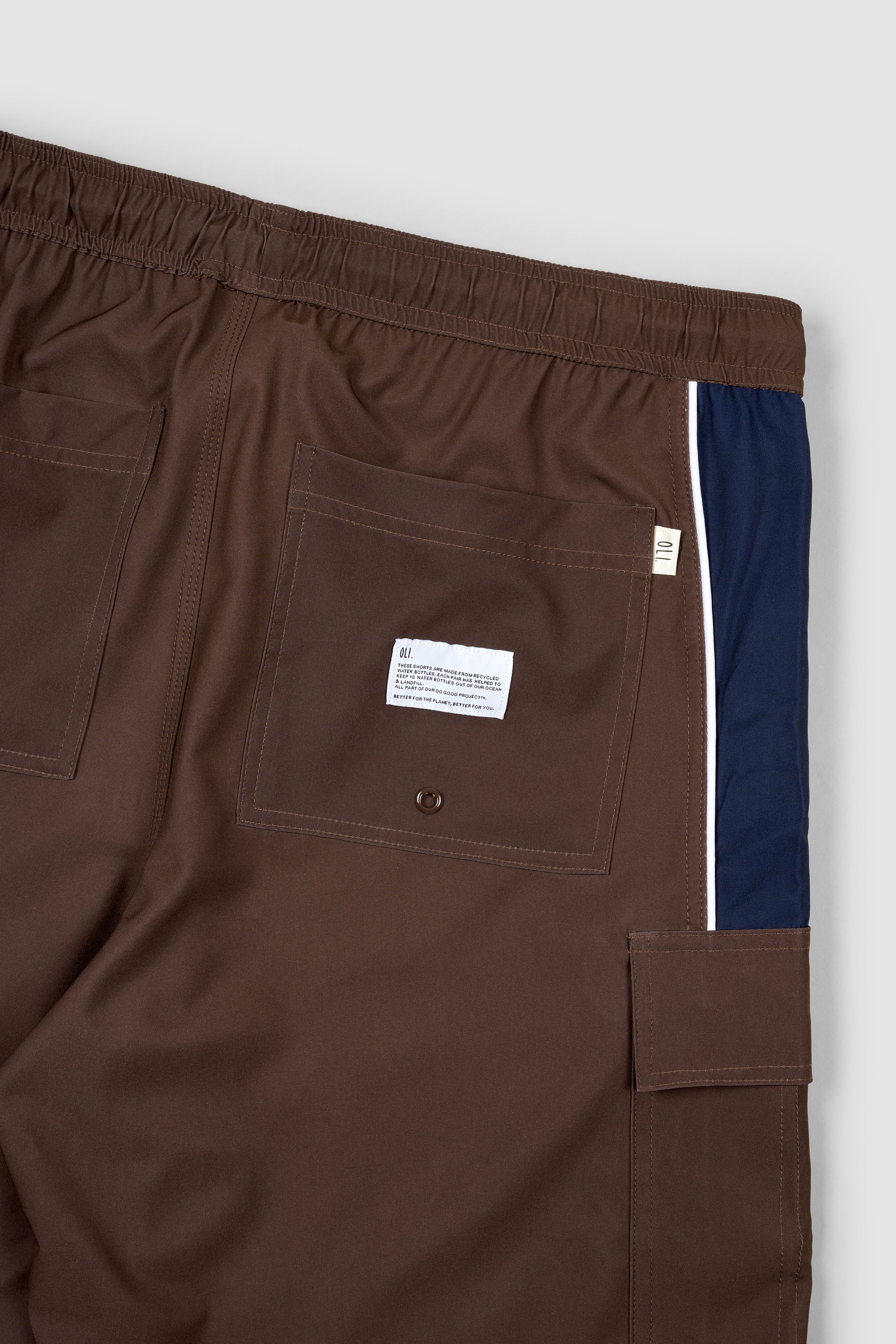 Recycled Board Shorts - Choc