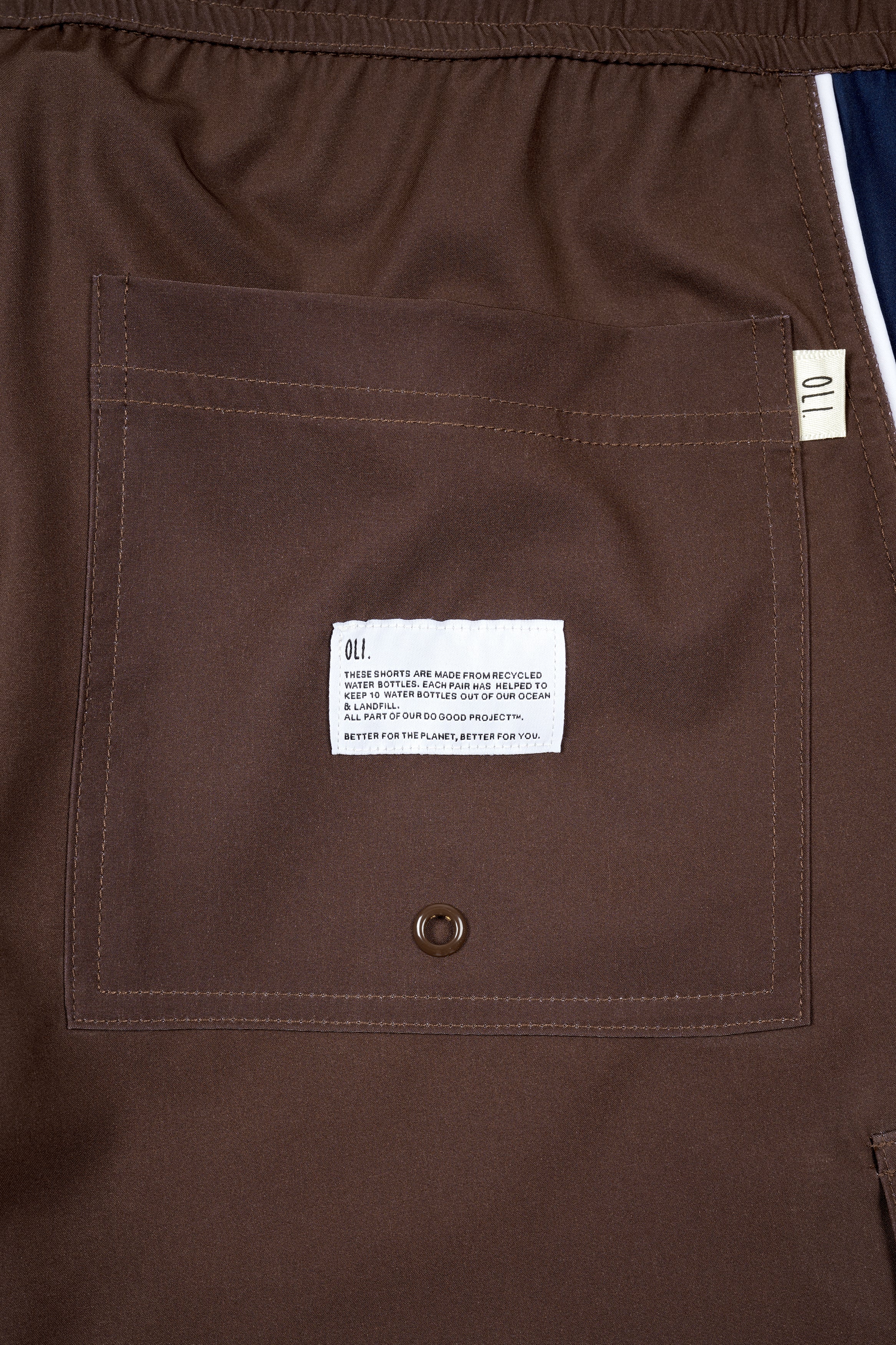 Recycled Board Shorts - Choc