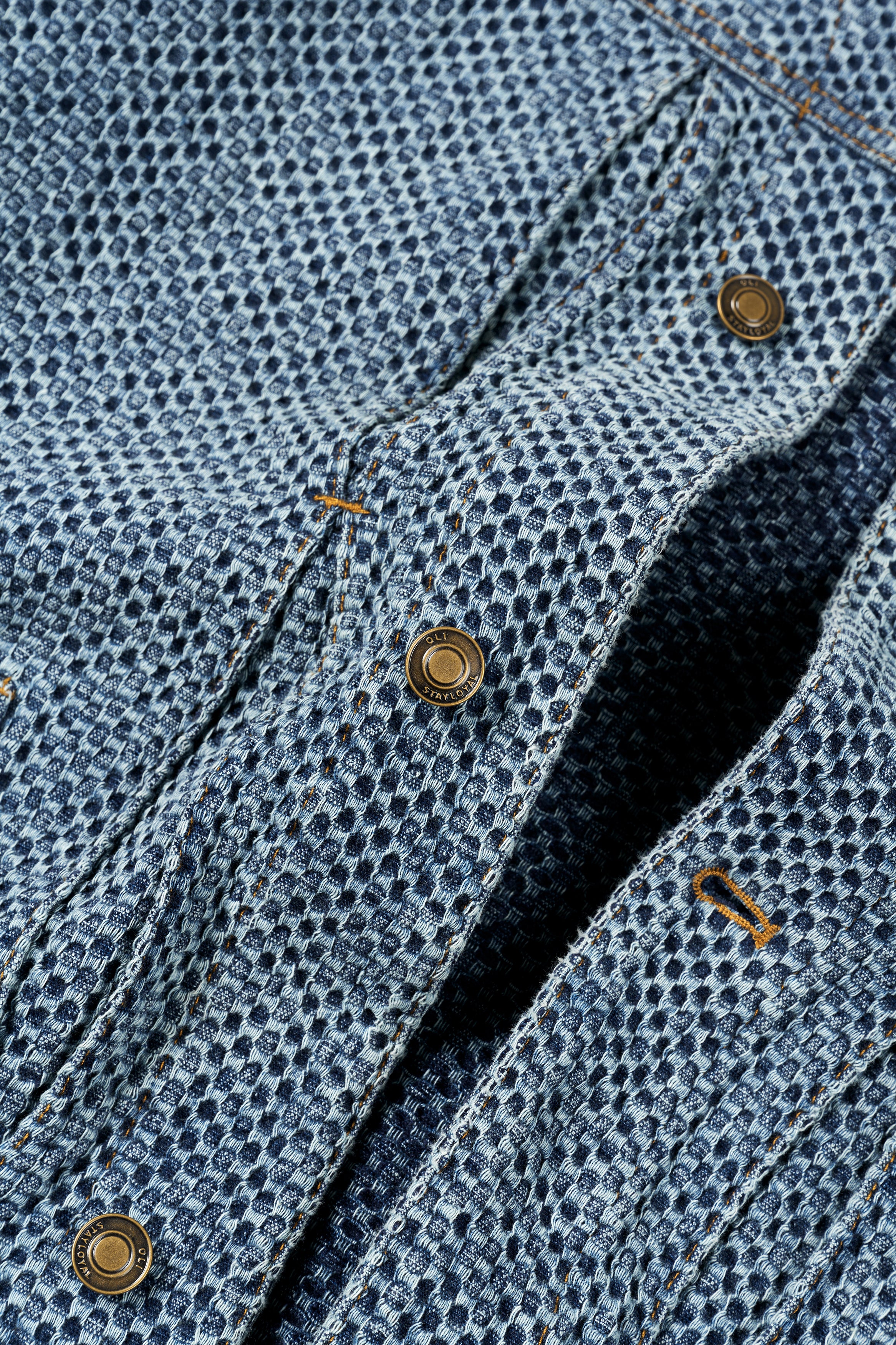 Textured Denim Jacket