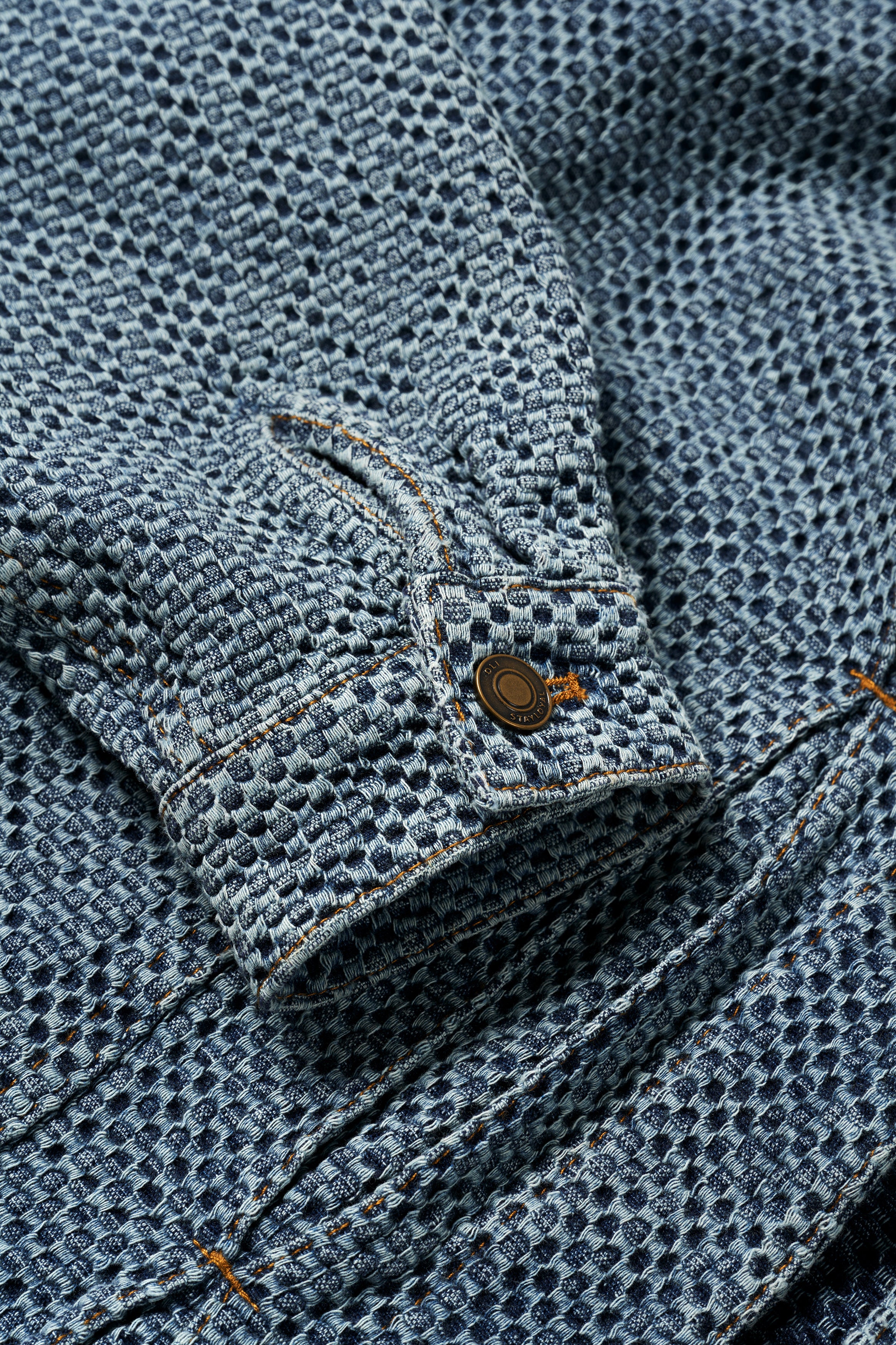 Textured Denim Jacket