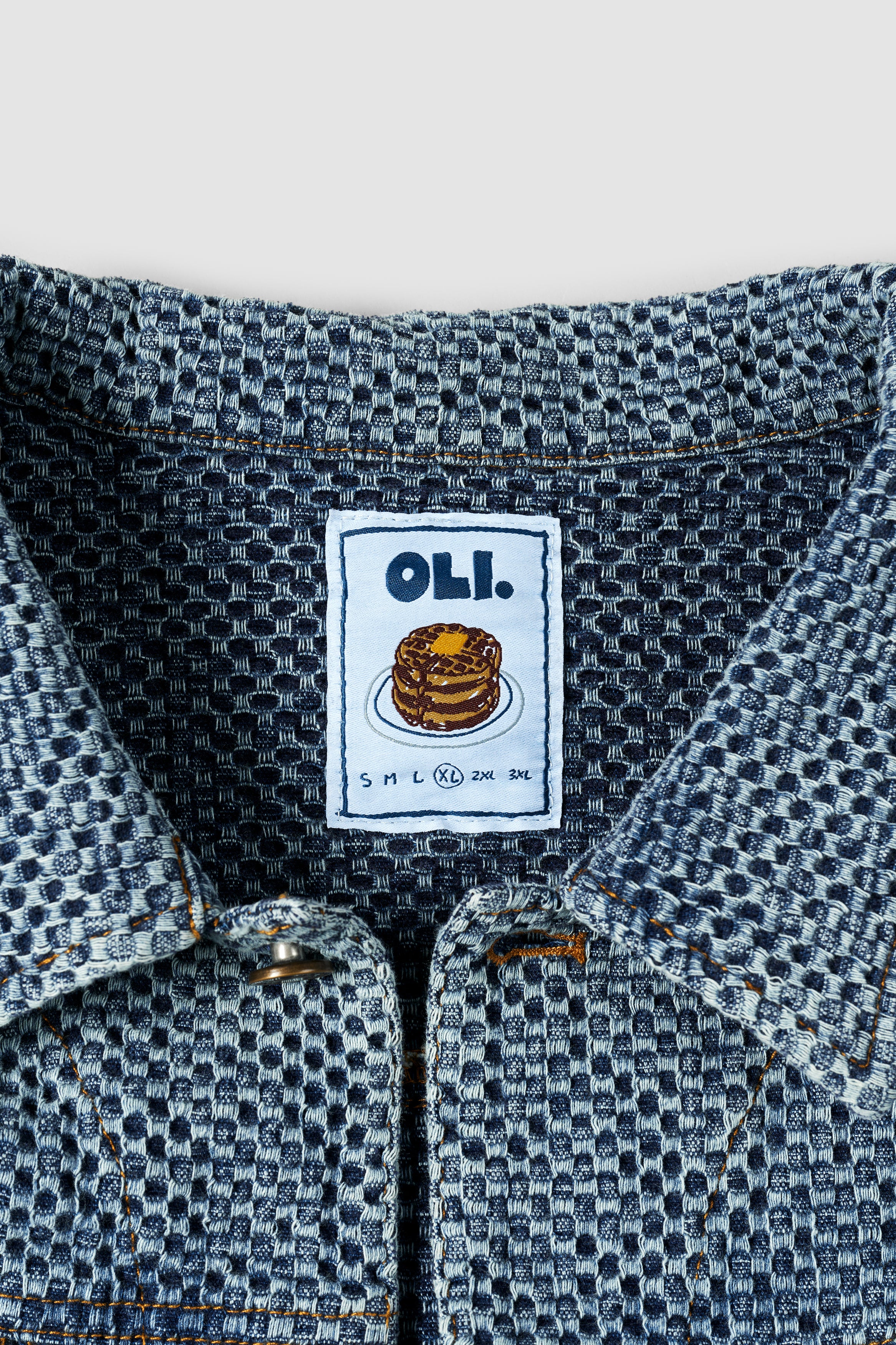 Textured Denim Jacket