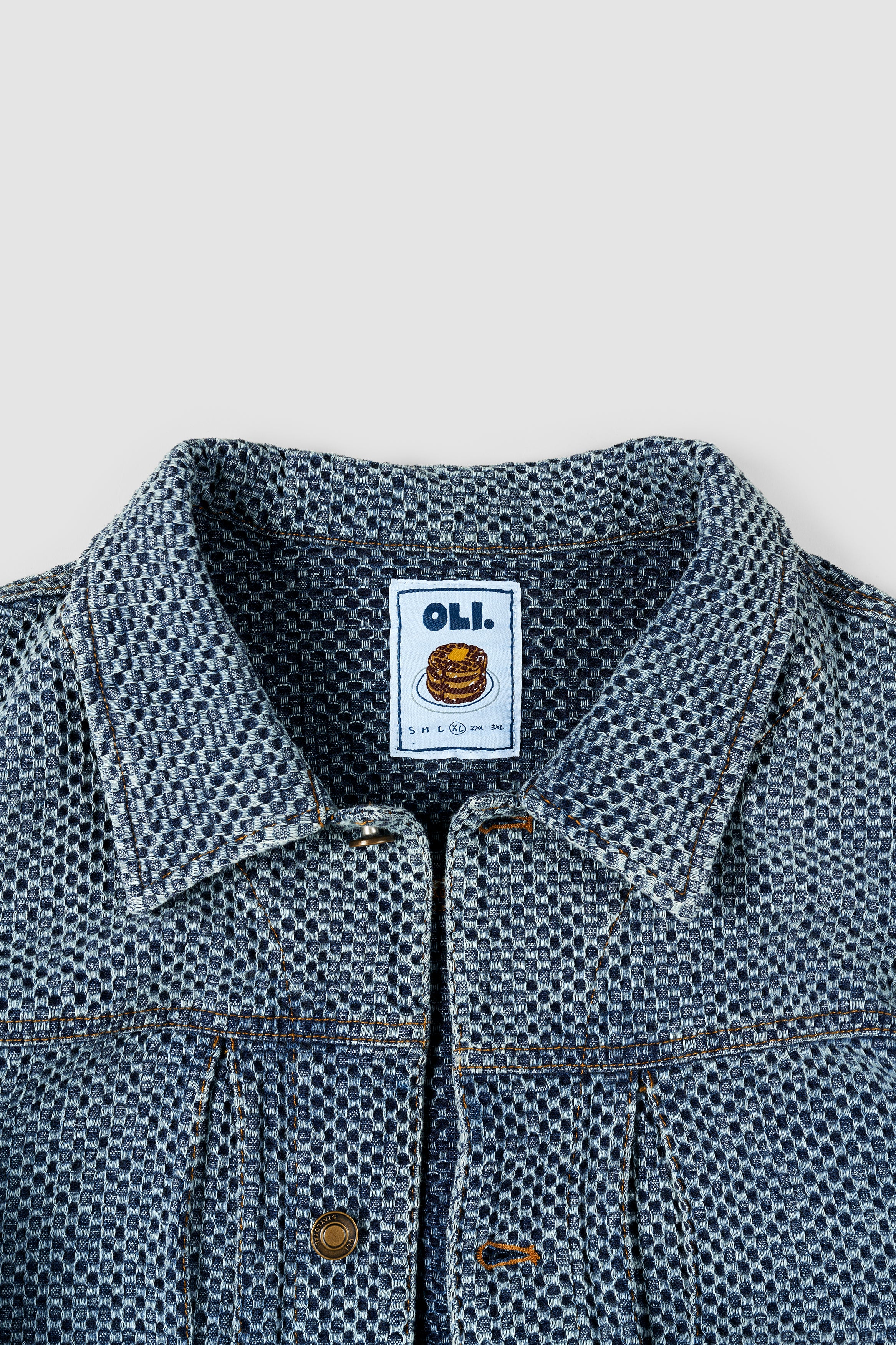 Textured Denim Jacket
