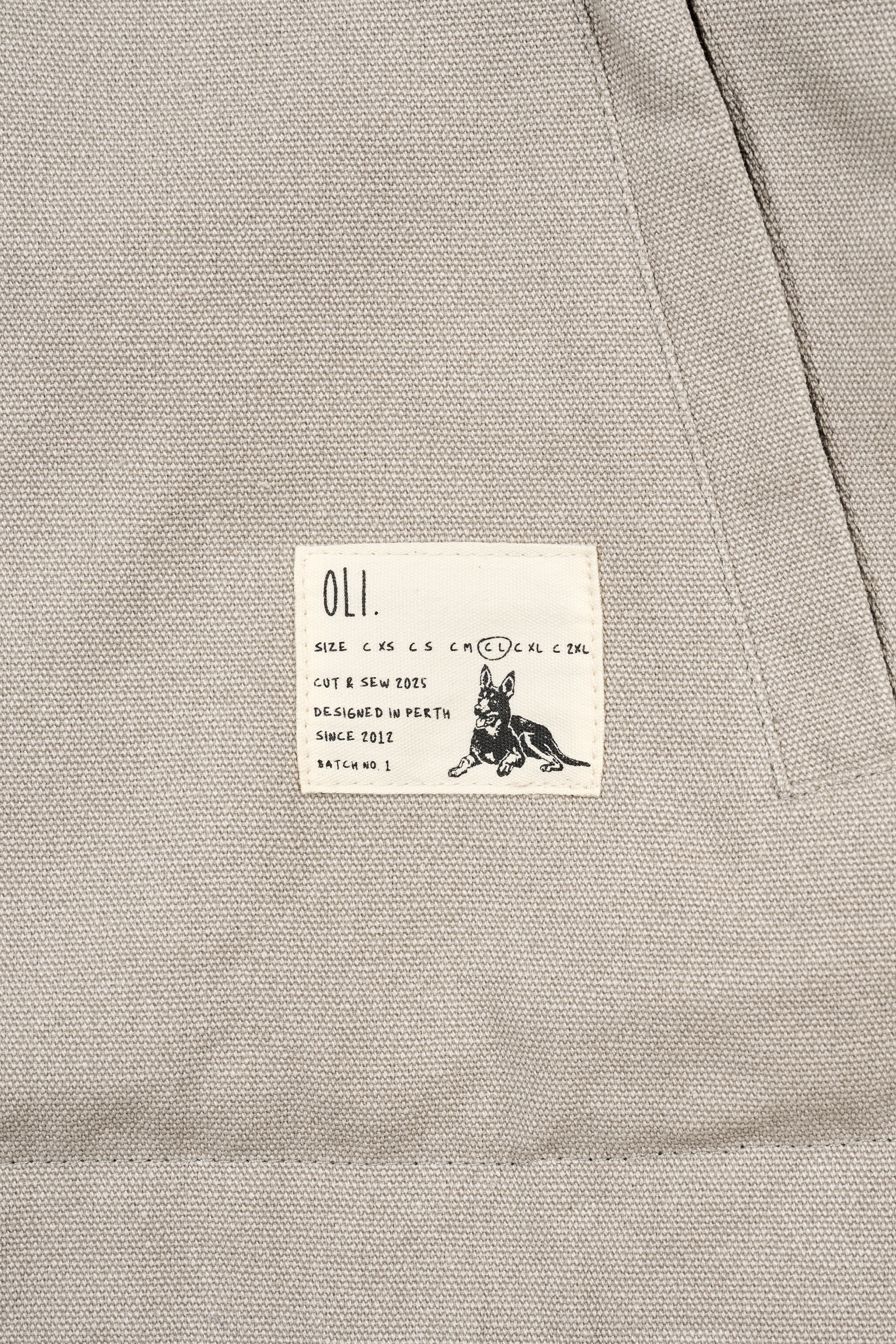 Cropped Reversible Kelpie Jacket - Black/Stone