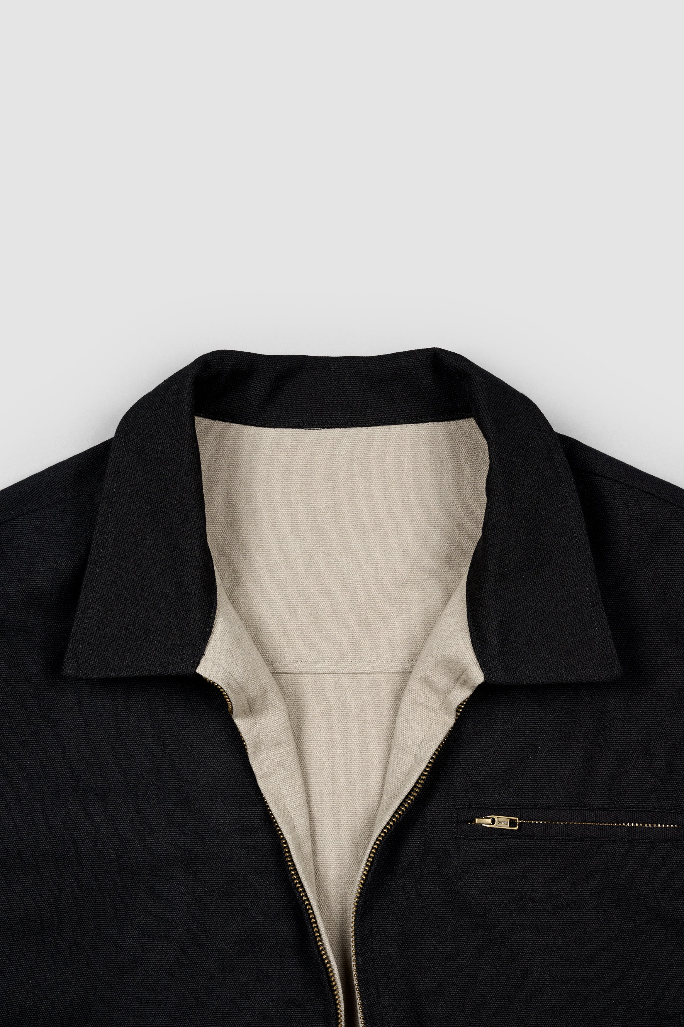 Cropped Reversible Kelpie Jacket - Black/Stone