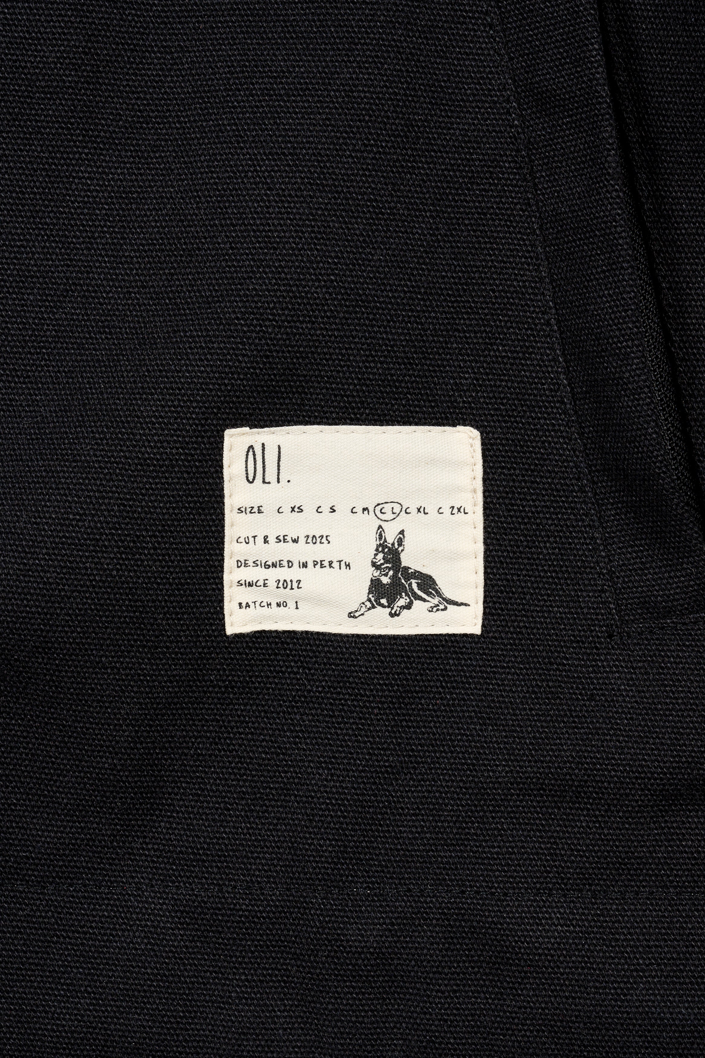 Cropped Reversible Kelpie Jacket - Black/Stone