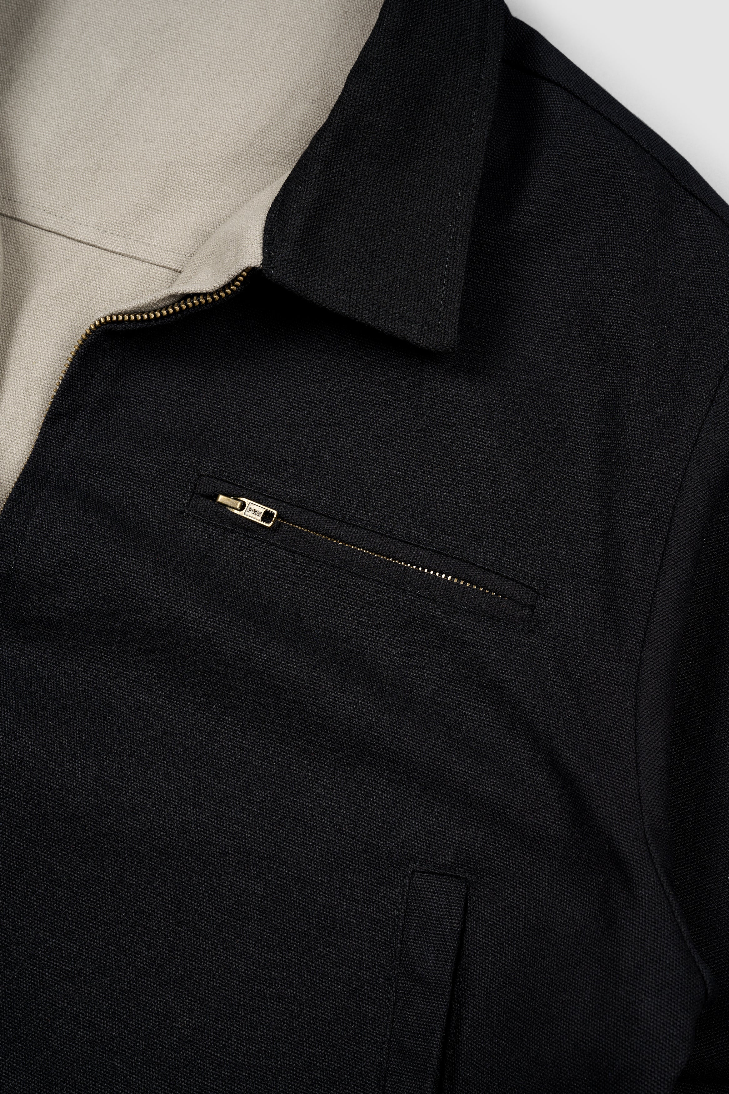 Cropped Reversible Kelpie Jacket - Black/Stone