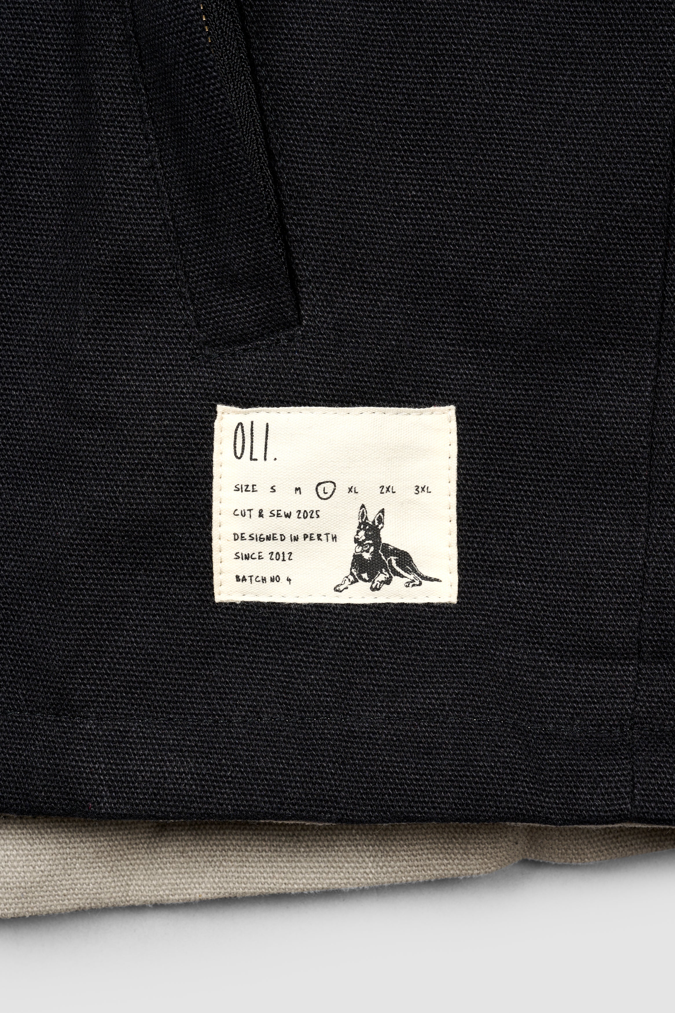 Reversible Kelpie Jacket - Black/Stone